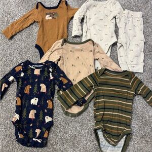 Assorted Long-sleeve Bodysuit Set